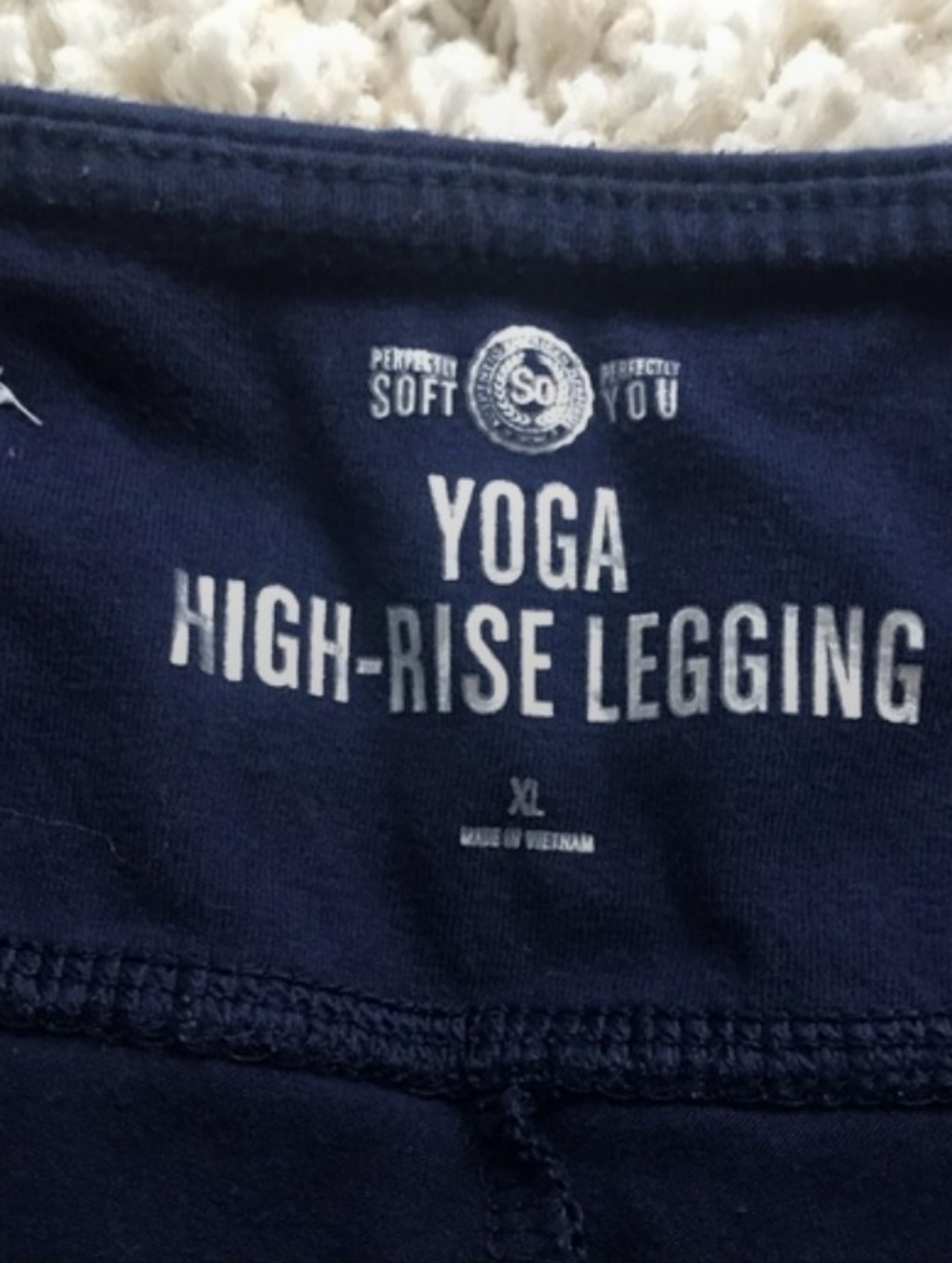SO Navy Blue High-Rise Yoga Leggings